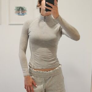 Icebreaker light grey long sleeve size s